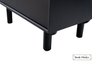 Rustic Classics Nightstand Muskoka Oak 2 Drawer Nightstand in Black