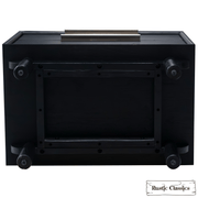 Rustic Classics Nightstand Muskoka Oak 2 Drawer Nightstand in Black