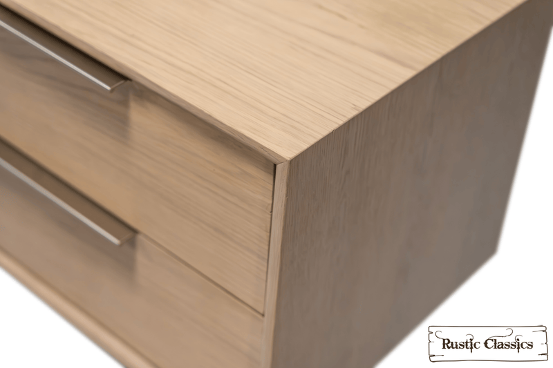 Rustic Classics Nightstand Tofino Oak 2 Drawer Nightstand in Beachwood