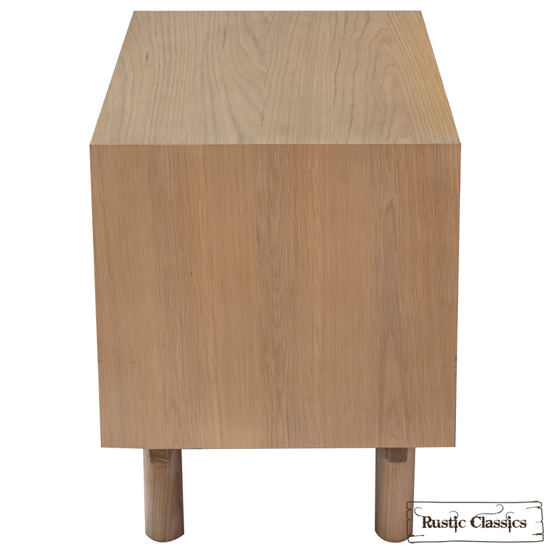 Rustic Classics Nightstand Tofino Oak 2 Drawer Nightstand in Beachwood