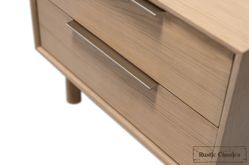 Rustic Classics Nightstand Tofino Oak 2 Drawer Nightstand in Beachwood