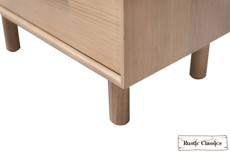 Rustic Classics Nightstand Tofino Oak 2 Drawer Nightstand in Beachwood