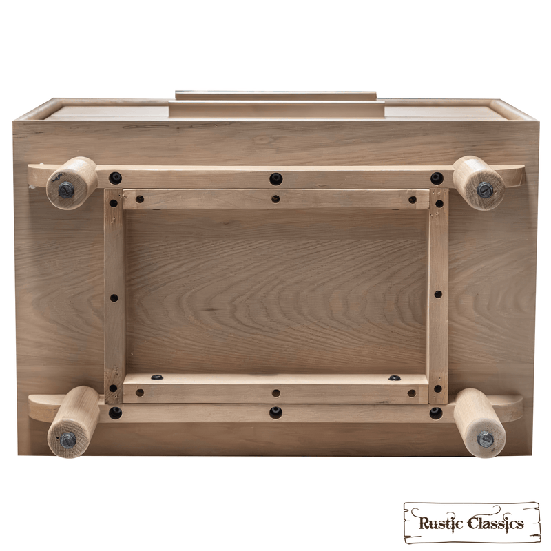 Rustic Classics Nightstand Tofino Oak 2 Drawer Nightstand in Beachwood