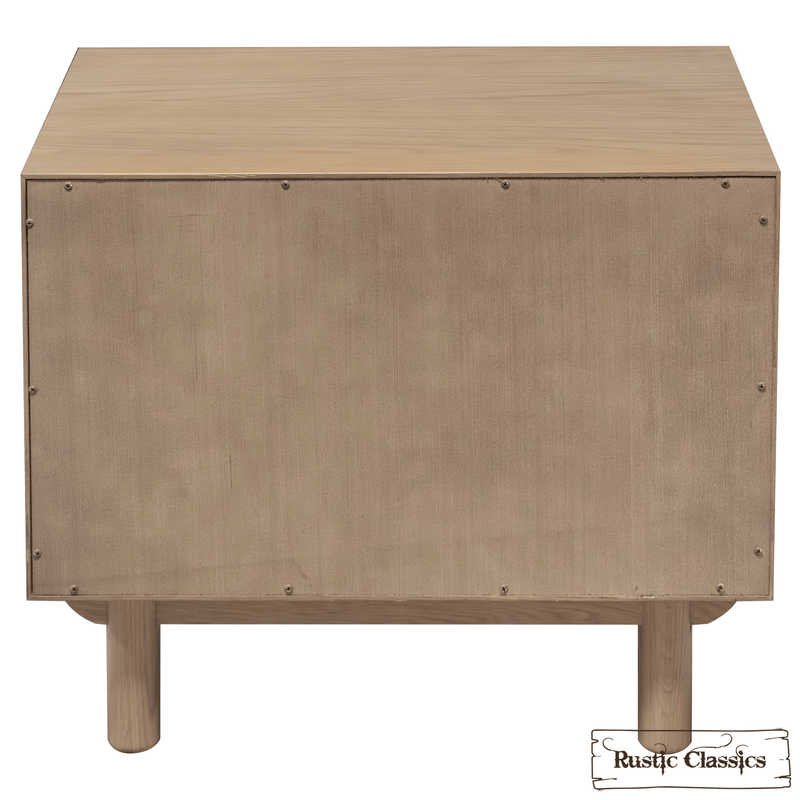 Rustic Classics Nightstand Tofino Oak 2 Drawer Nightstand in Beachwood