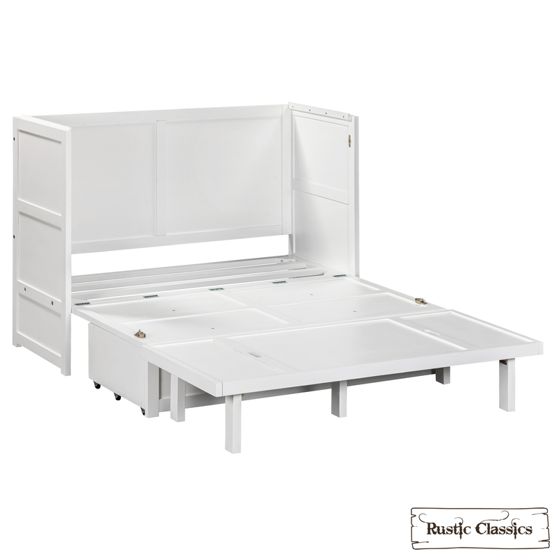 Stow Twin Size Murphy Bed Cabinet Only - No Mattress - Available in 2 Colours