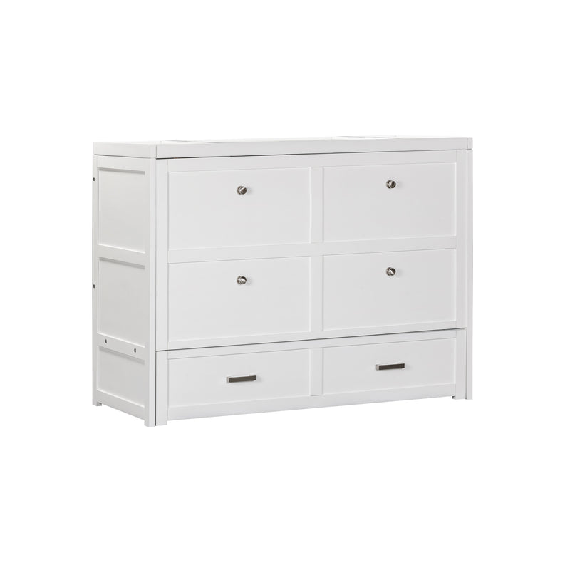 Stow Twin Size Murphy Bed Cabinet Only - No Mattress - Available in 2 Colours
