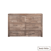 Rustic Classics Stow Queen Size Murphy Bed Cabinet with Gel Memory Foam Mattress - Available in 4 Colours