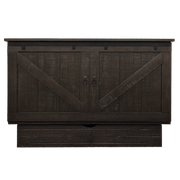 Sleep Chest Murphy Cabinet Bed Bridger Queen Size Murphy Cabinet Bed in Auburn