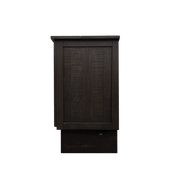 Sleep Chest Murphy Cabinet Bed Bridger Queen Size Murphy Cabinet Bed in Auburn