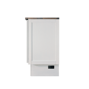 Sleep Chest Murphy Cabinet Bed Cape Cod Murphy Cabinet Bed in Brushed White and Acacia - Available in 2 Sizes