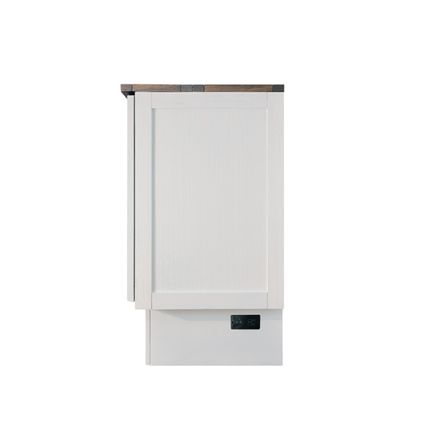 Sleep Chest Murphy Cabinet Bed Cape Cod Murphy Cabinet Bed in Brushed White and Acacia - Available in 2 Sizes