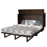 Sleep Chest Murphy Cabinet Bed Clifton Queen Size Farmhouse Murphy Cabinet Bed in Auburn