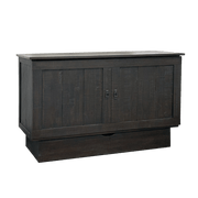 Sleep Chest Murphy Cabinet Bed Clifton Queen Size Farmhouse Murphy Cabinet Bed in Auburn