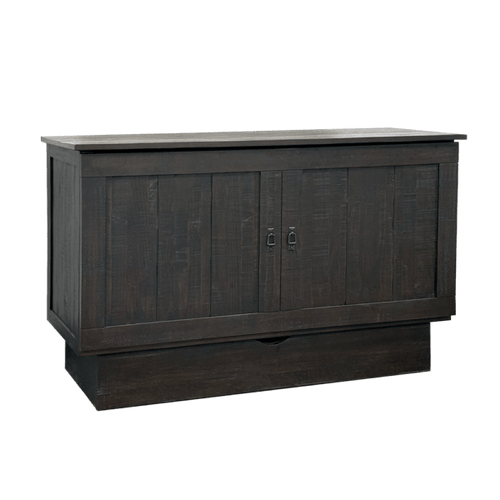 Sleep Chest Murphy Cabinet Bed Clifton Queen Size Farmhouse Murphy Cabinet Bed in Auburn