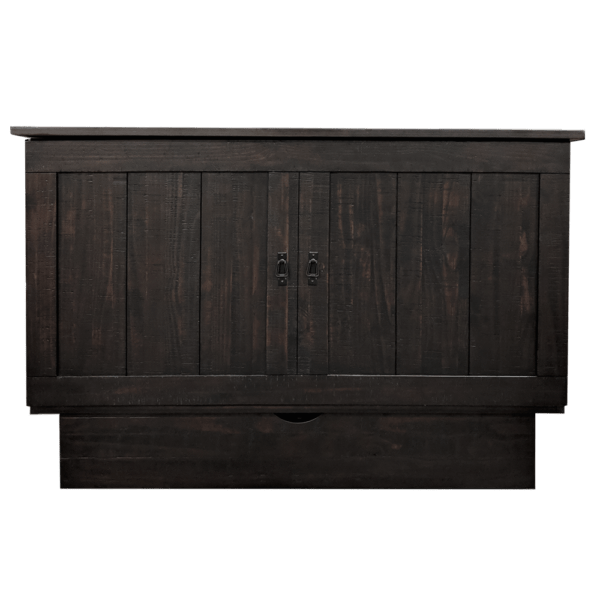 Sleep Chest Murphy Cabinet Bed Clifton Queen Size Farmhouse Murphy Cabinet Bed in Auburn