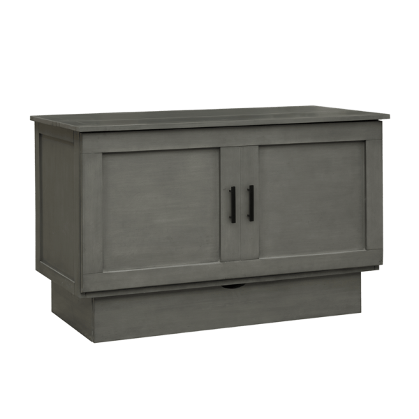 Sleep Chest Murphy Cabinet Bed Dawson Queen Size Murphy Cabinet Bed in Grey