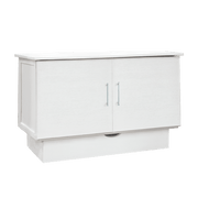 Sleep Chest Murphy Cabinet Bed Madrid Murphy Cabinet Bed in Brushed White - Available in 2 Sizes