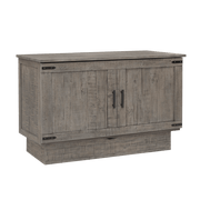 Sleep Chest Murphy Cabinet Bed Medison Queen Size Murphy Cabinet Bed in Grey