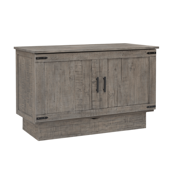 Sleep Chest Murphy Cabinet Bed Medison Queen Size Murphy Cabinet Bed in Grey
