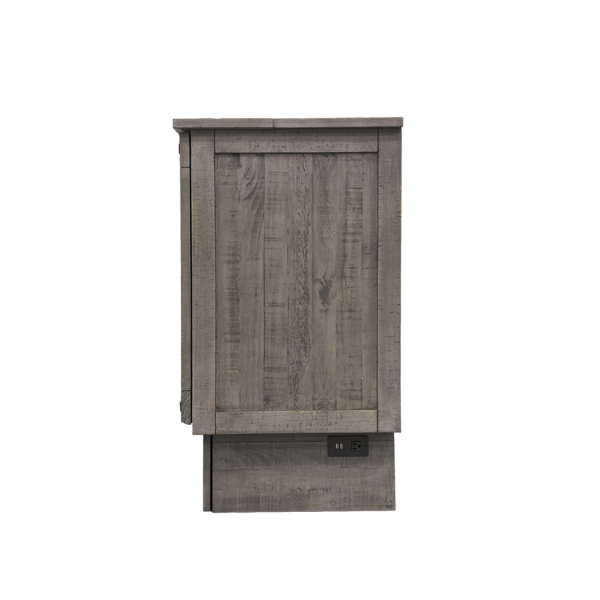 Sleep Chest Murphy Cabinet Bed Medison Queen Size Murphy Cabinet Bed in Grey