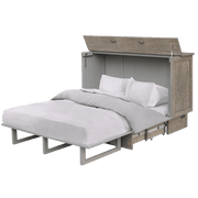 Sleep Chest Murphy Cabinet Bed Medison Queen Size Murphy Cabinet Bed in Grey
