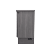 Sleep Chest Murphy Cabinet Bed Midtown Murphy Cabinet Bed in Grey with 5 Inch Queen Size High Density Foam Mattress
