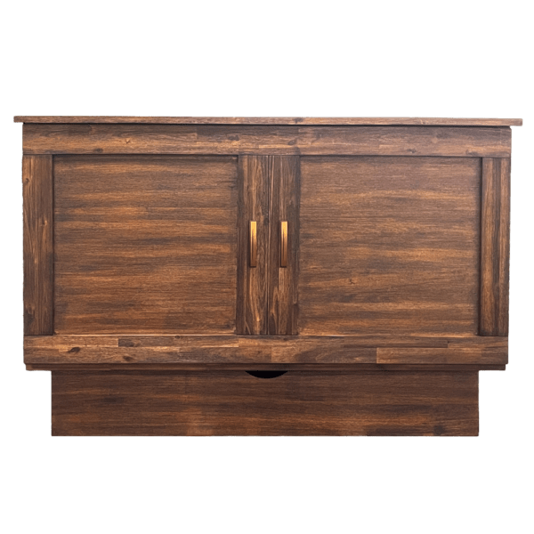 Sleep Chest Murphy Cabinet Bed Tuscany Murphy Cabinet Bed in Brushed Acacia - Available in 2 Sizes