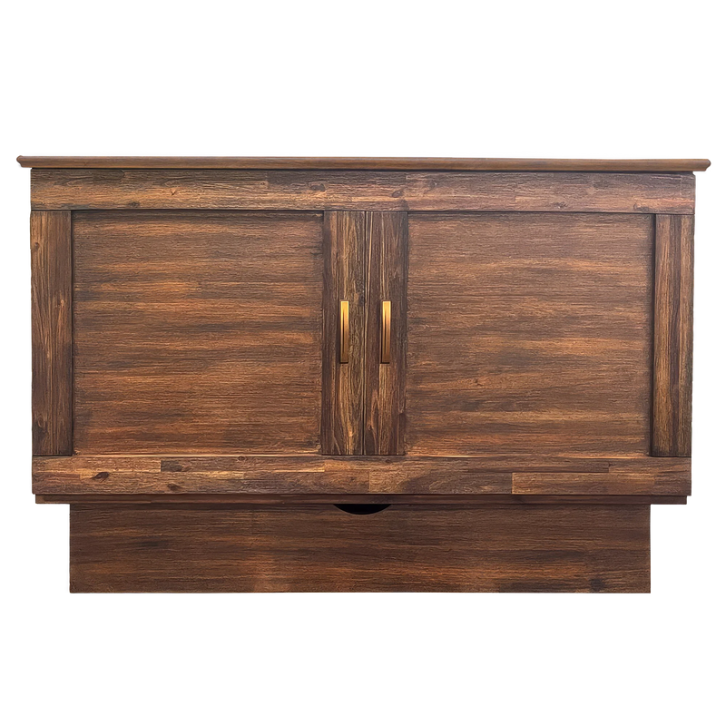 Sleep Chest Murphy Cabinet Bed Tuscany Murphy Cabinet Bed in Brushed Acacia - Available in 2 Sizes