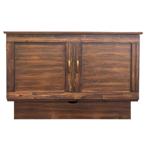 Sleep Chest Murphy Cabinet Bed Tuscany Murphy Cabinet Bed in Brushed Acacia - Available in 2 Sizes