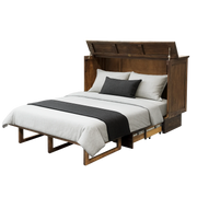 Sleep Chest Murphy Cabinet Bed Tuscany Murphy Cabinet Bed in Brushed Acacia - Available in 2 Sizes