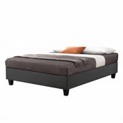 True Contemporary Bed EZ Base Foundation Dark Grey Platform Bed - Available in 4 Sizes