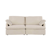 Urban Cali Loveseat Beige Long Beach Modular Loveseat - Available in 2 Colours