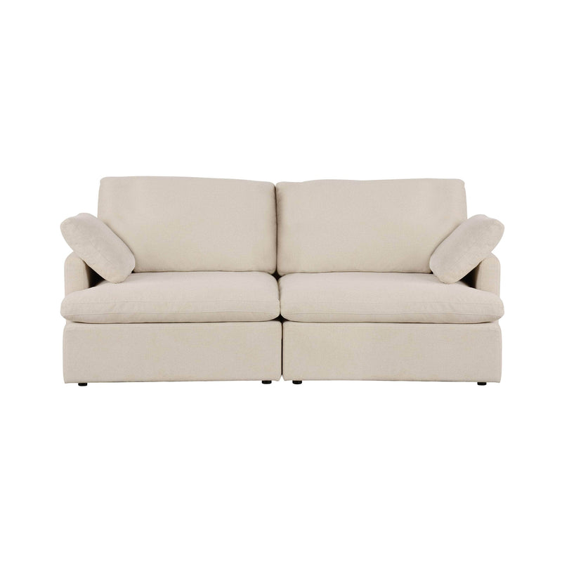Urban Cali Loveseat Beige Long Beach Modular Loveseat - Available in 2 Colours