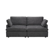 Urban Cali Loveseat Blue Grey Long Beach Modular Loveseat - Available in 3 Colours