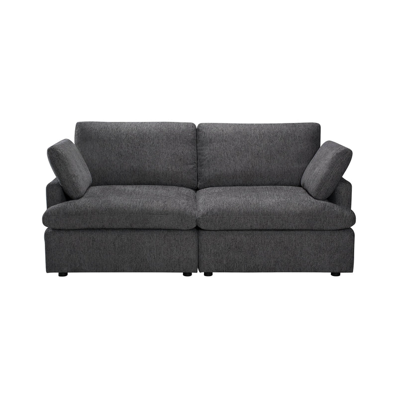Urban Cali Loveseat Blue Grey Long Beach Modular Loveseat - Available in 3 Colours