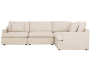 Urban Cali Sectional Beige Long Beach Medium Modular L-Shaped Sectional Sofa - Available in 2 Colours