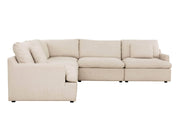 Urban Cali Sectional Beige Long Beach Modular Corner Sectional Sofa in Axel Beige - Available in 2 Colours