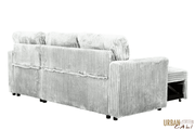 Urban Cali Sectional Calabasas Corduroy Reversible Sleeper Sectional Sofa Bed with Storage Chaise – Available in 2 Colours