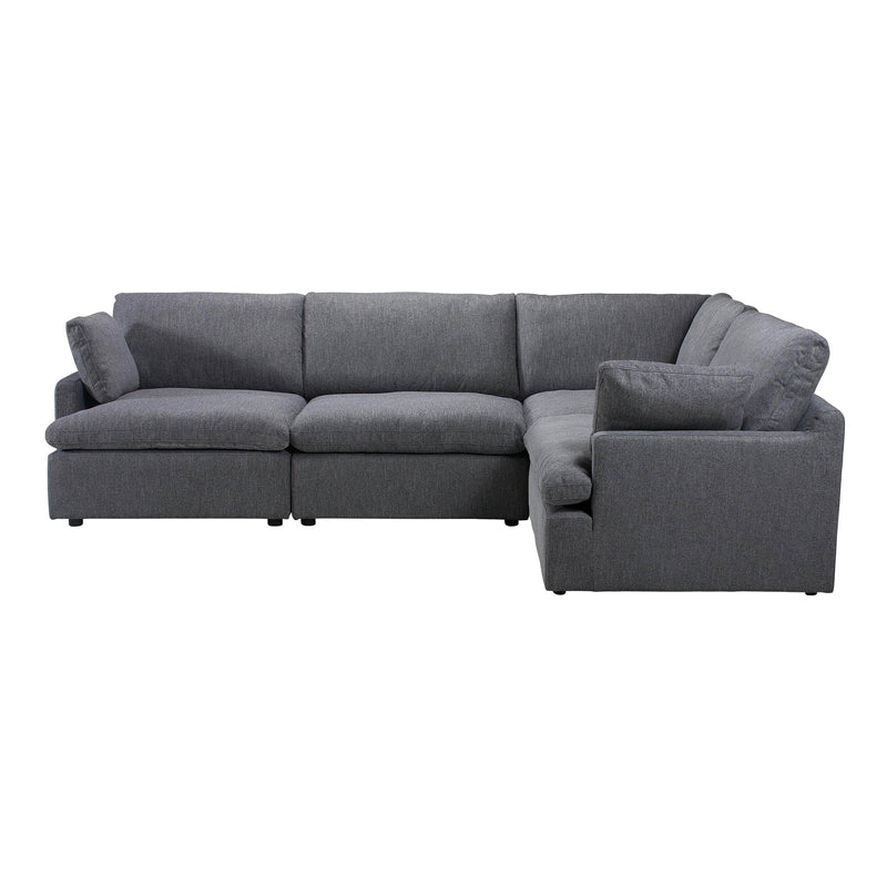 Urban Cali Sectional Grey Long Beach Medium Modular L-Shaped Sectional Sofa - Available in 2 Colours