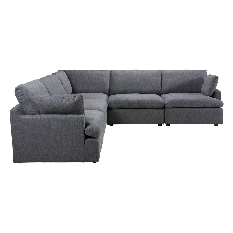 Urban Cali Sectional Grey Long Beach Modular Corner Sectional Sofa in Axel Beige - Available in 2 Colours