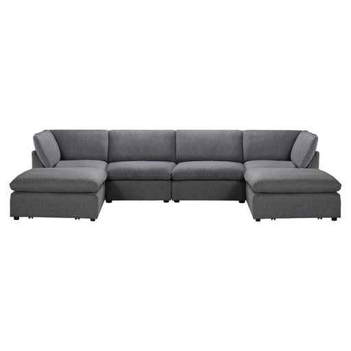Urban Cali Sectional Grey Long Beach Modular U-Shaped Sectional Sofa - Available in 2 Colours