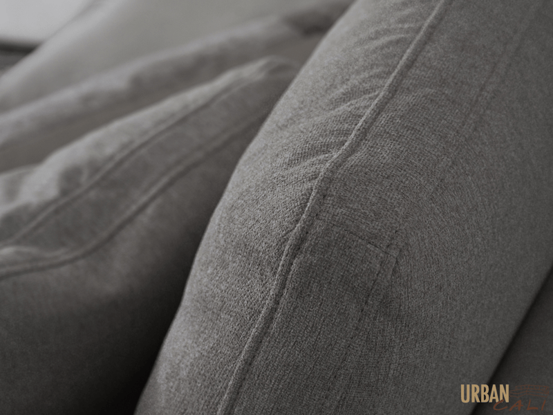 Urban Cali Sectional Long Beach Large Modular Sectional Sofa with Ottoman - Available in 2 Colours