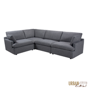Urban Cali Sectional Long Beach Medium Modular L-Shaped Sectional Sofa - Available in 2 Colours