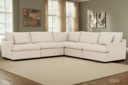 Urban Cali Sectional Long Beach Modular Corner Sectional Sofa in Axel Beige