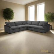Urban Cali Sectional Long Beach Modular Corner Sectional Sofa in Axel Beige - Available in 3 Colours