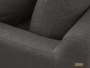 Urban Cali Sectional Long Beach Modular L-Shaped Sectional Sofa with Ottoman - Available in 2 Colours