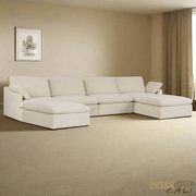Urban Cali Sectional Long Beach Modular U-Shaped Sectional Sofa - Available in 2 Colours