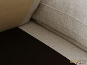 Urban Cali Sectional Long Beach Small Modular Sectional Sofa with Ottoman in Axel Beige