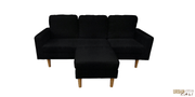 Urban Cali Sectional Sofa Hillsborough 76" Wide Boucle Sectional Sofa with Reversible Chaise - Available in 3 Colours
