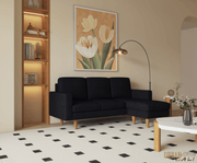 Urban Cali Sectional Sofa Hillsborough 76" Wide Boucle Sectional Sofa with Reversible Chaise - Available in 3 Colours